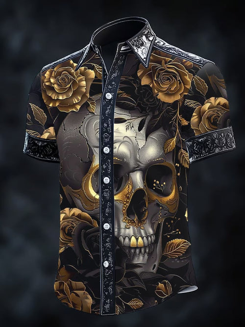 Men's Retro Gothic Dark Shirt
