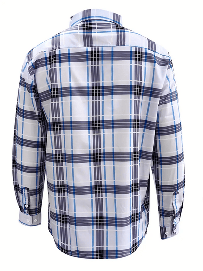 Men's Plaid Business Casual Shirt