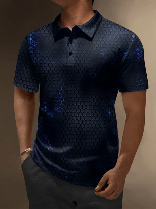 Moisture Wicking Chest Pocket Casual Polo