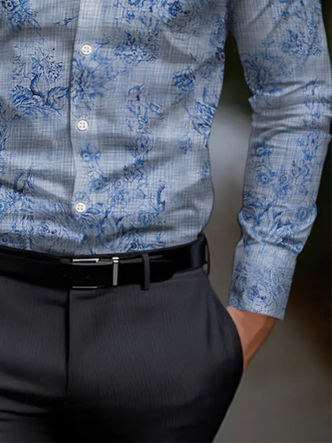 Men's Business Style Simple Shirt