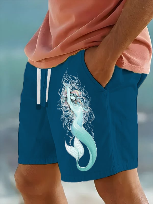 Men's Beach Shorts Surfing Sports Swimming Fitness Breathable Casual Pants