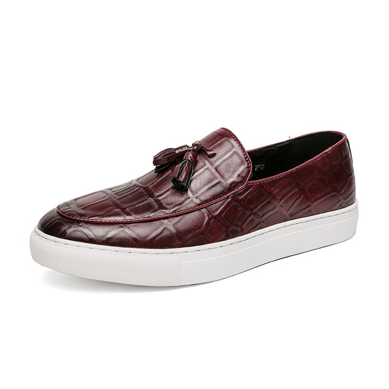 Retro Business Casual Tassel Leather Shoes