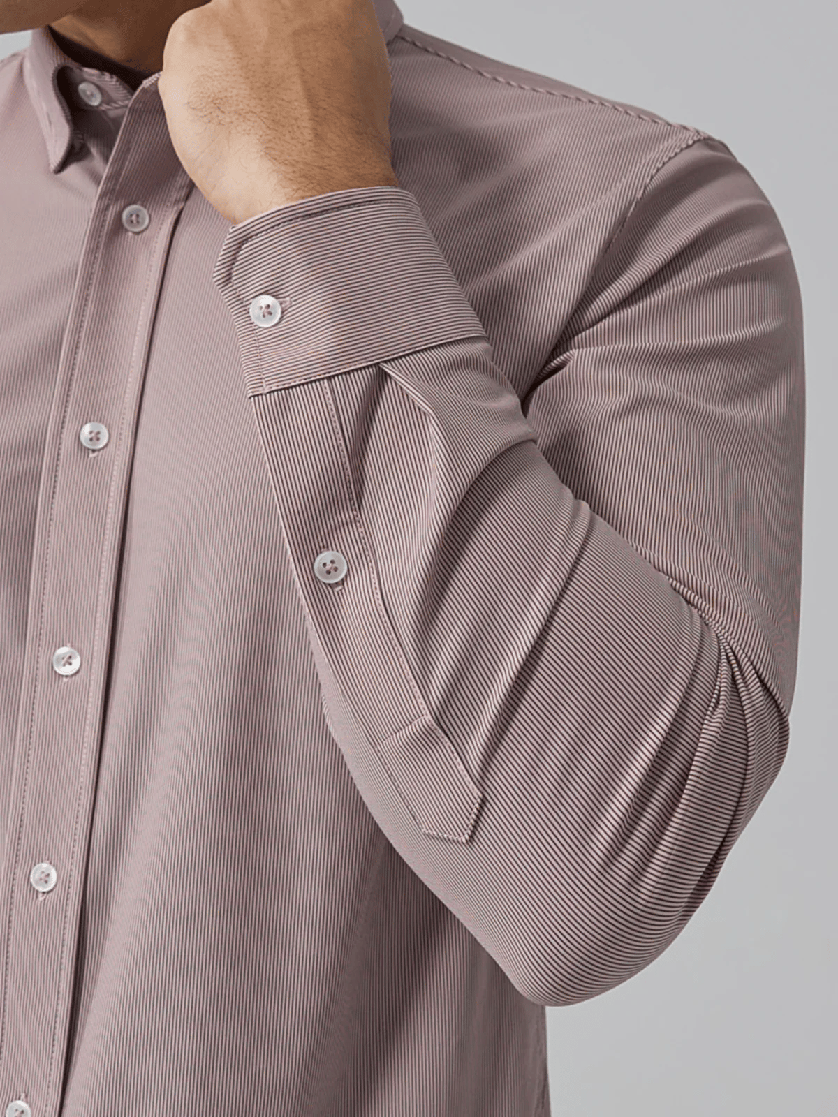 Men's Business Casual Long Sleeve Shirt