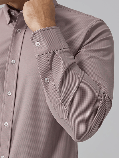 Men's Business Casual Long Sleeve Shirt