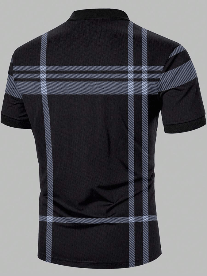 Men's Fashionable And Versatile Business Casual Polo Shirt