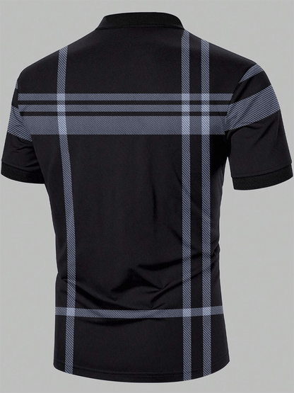Men's Fashionable And Versatile Business Casual Polo Shirt