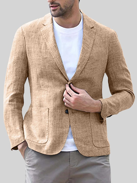 Casual One Button Long Sleeved Casual Suit