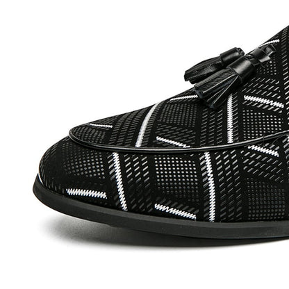 Men'S Fashion All-Match Ethnic Style Casual Leather Shoes