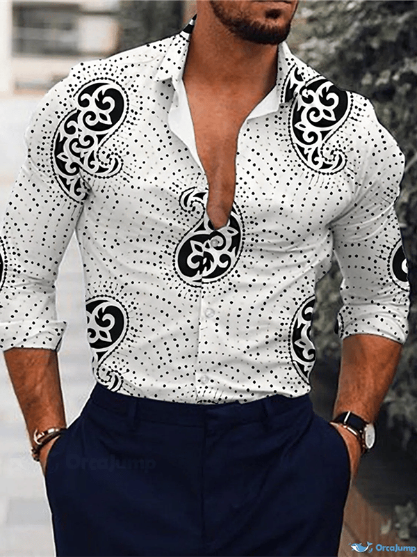 Men's Luxury Business Long Sleeve Shirt