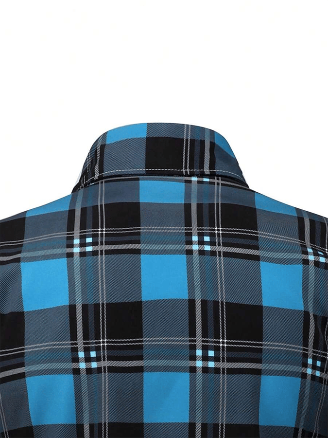 Men's Plaid Business Casual Shirt