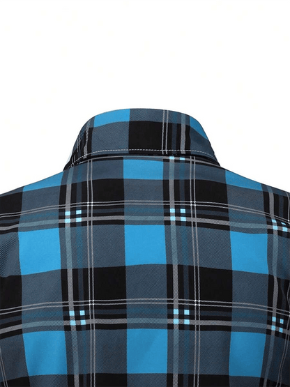 Men's Plaid Business Casual Shirt