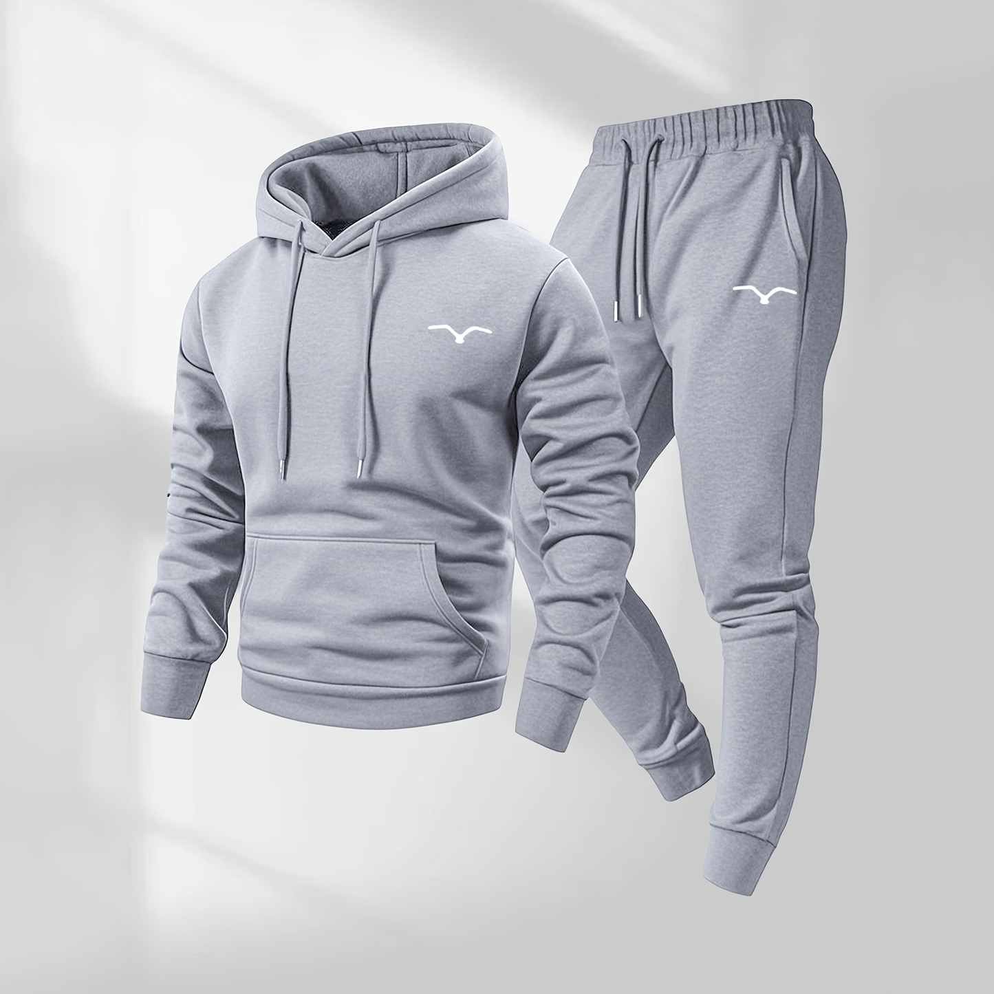 Men's Pattern Print Hoodie and Drawstring Sweatpants Set, Menswear, Casual Athletic Long Sleeve Hooded Jacket & Trousers for Fall & Winter, Men's Clothing for Daily Wear, Sportswear Indoor Outdoor, Tracksuit, Athleisure