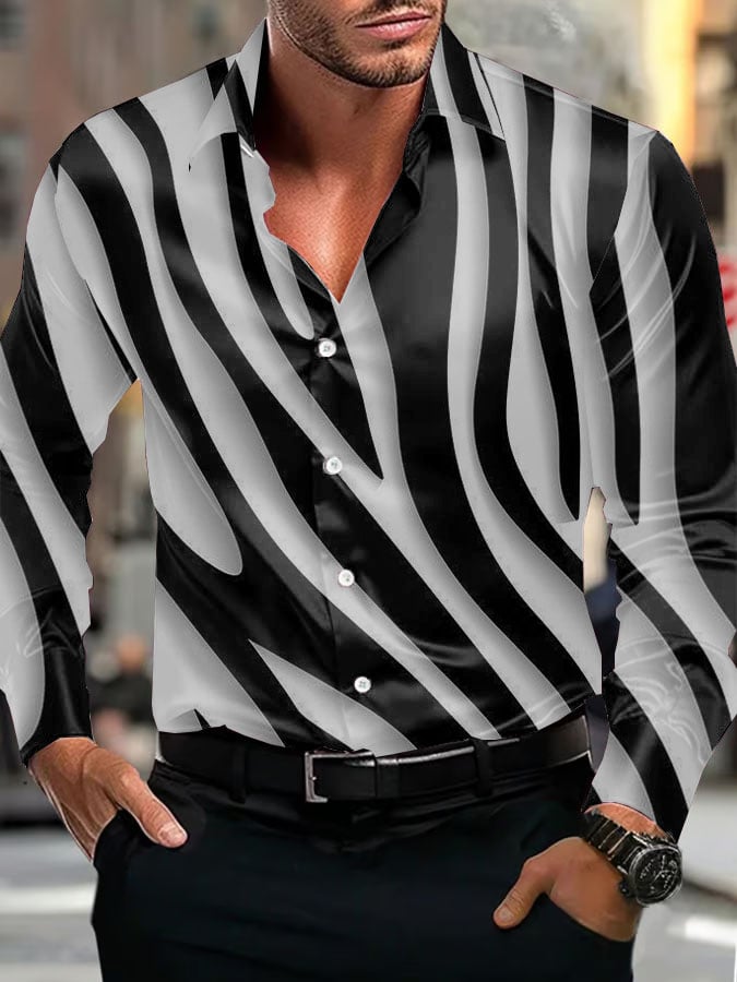 Men's Business Luxury Long Sleeve Shirt