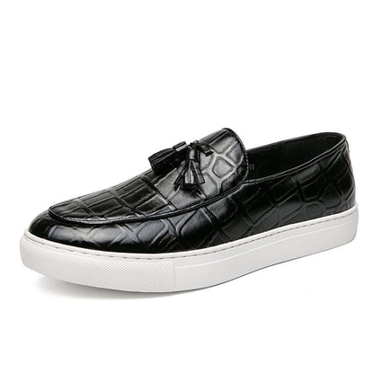 Retro Business Casual Tassel Leather Shoes