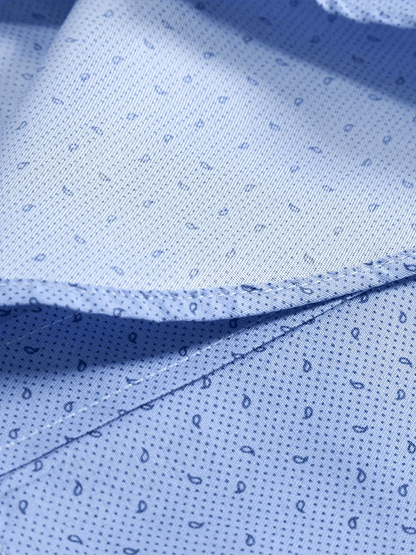 Men's Geometric Business Casual Shirt