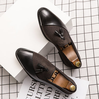Retro Business Casual Tassel Leather Shoes