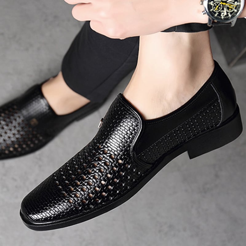 Men'S All-Match Breathable Casual Business Formal Leather Shoes