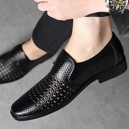 Men'S All-Match Breathable Casual Business Formal Leather Shoes