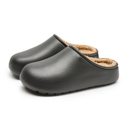 Indoor warm thick-soled EVA plush Birkenstock shoes