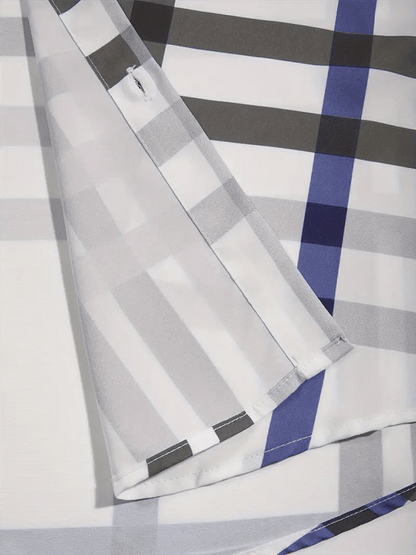 Men's Plaid Business Casual Shirt