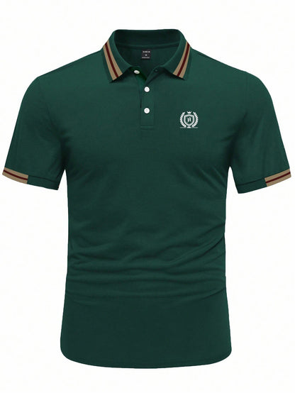 Men's Printed Casual POLO Shirt