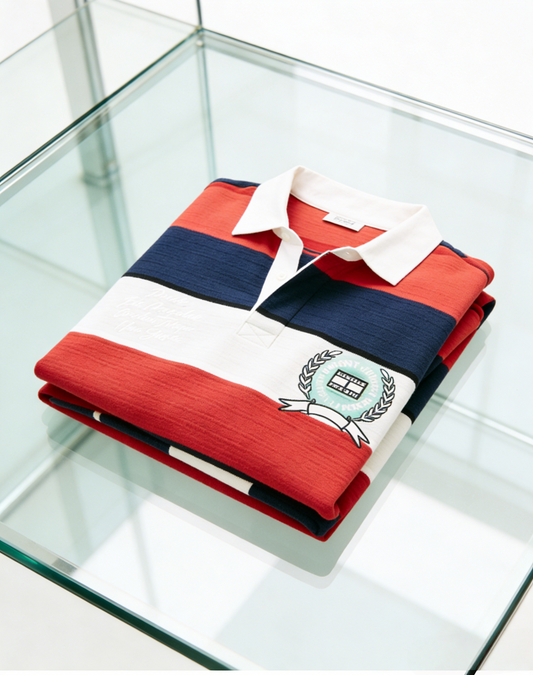 Men's Business Casual Button Short Sleeve Polo Shirt