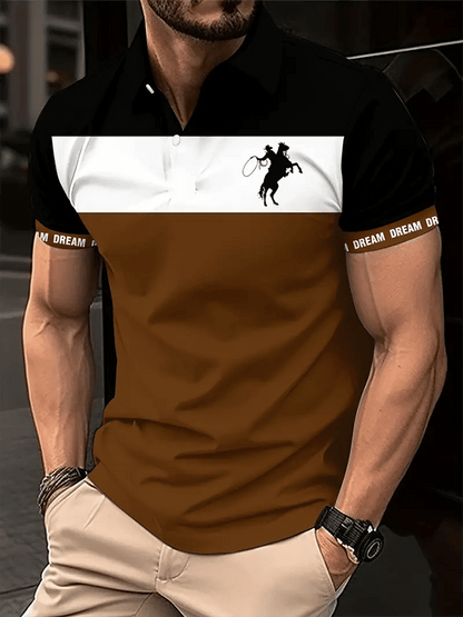 Men's Fashionable And Versatile Business Casual Polo Shirt