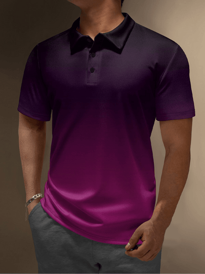 Casual Men'S Zipper Polo
