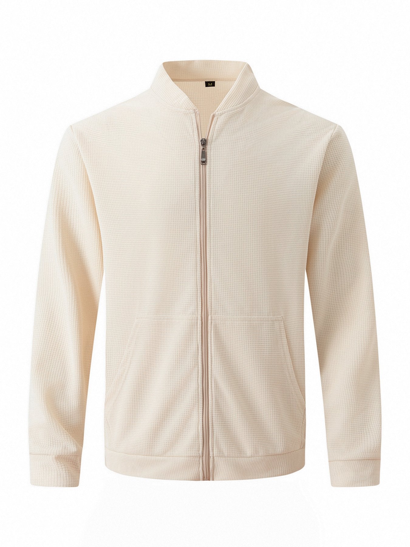 Men's Vintage Waffle Zip Comfort Jacket