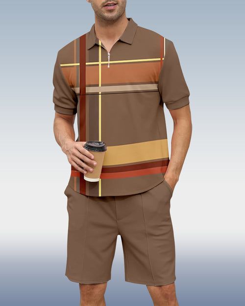 Suitmens Men's Casual Summer POLO Set 003