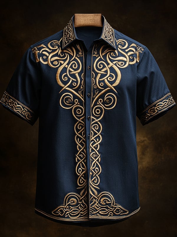Men's Retro Gothic Dark Shirt