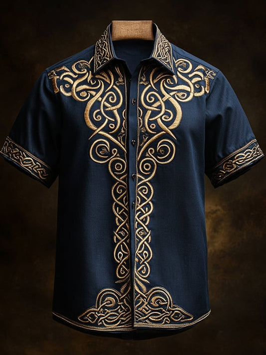 Men's Retro Gothic Dark Shirt