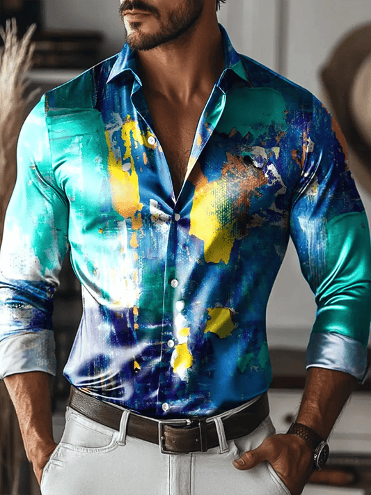 Men's Vintage Long Sleeve Shirt