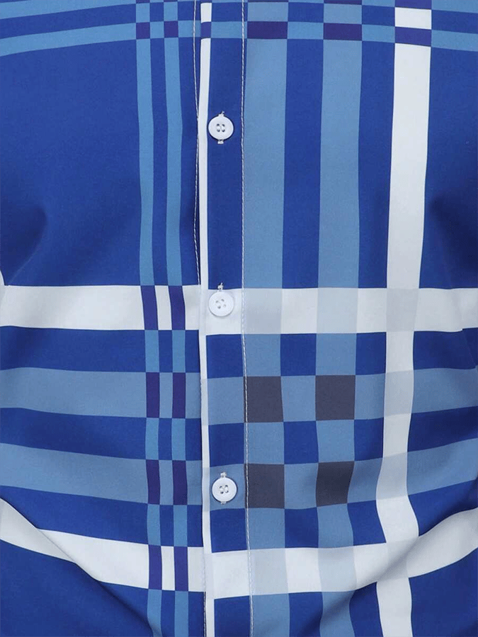 Men's Plaid Business Casual Shirt