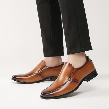 Business Formal Leather Shoes Versatile Loafers
