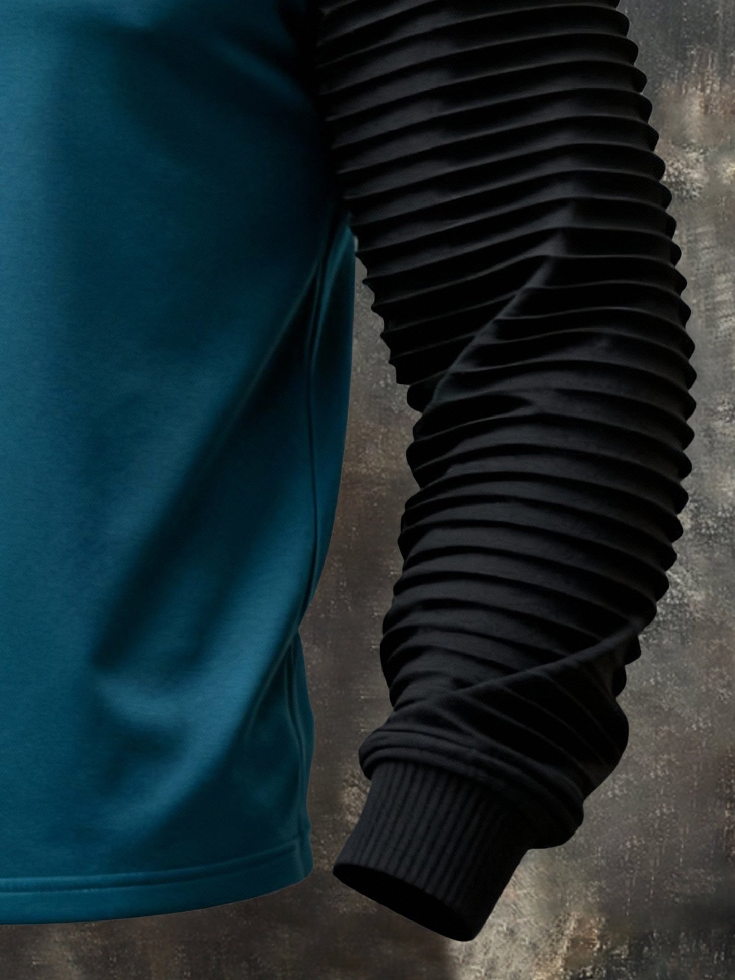 Men's Vintage Comfortable Color-Block Long-Sleeved T-Shirt