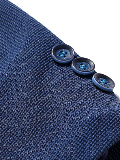 Men's Casual Fashion Two Button Waffle Blazer