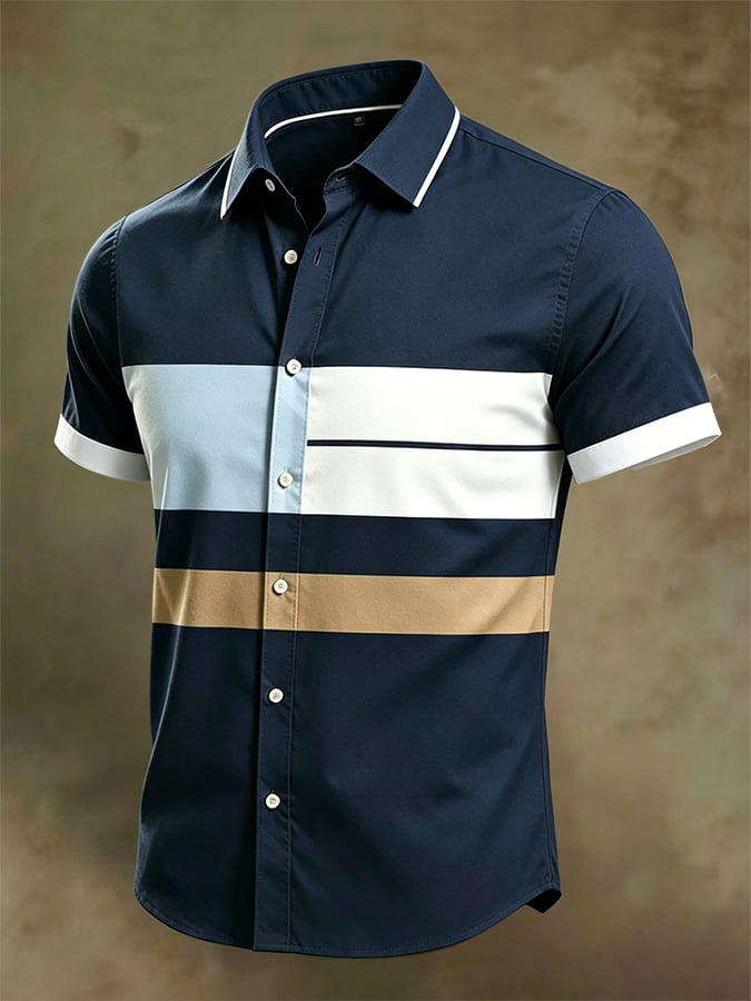 Men'S Short-Sleeve Business Shirt
