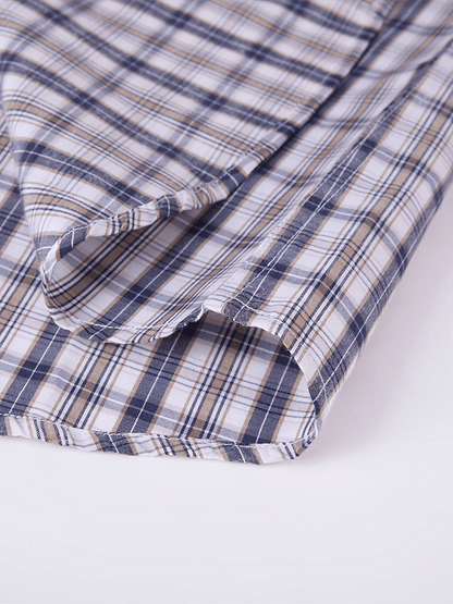 Men's Plaid Business Casual Shirt
