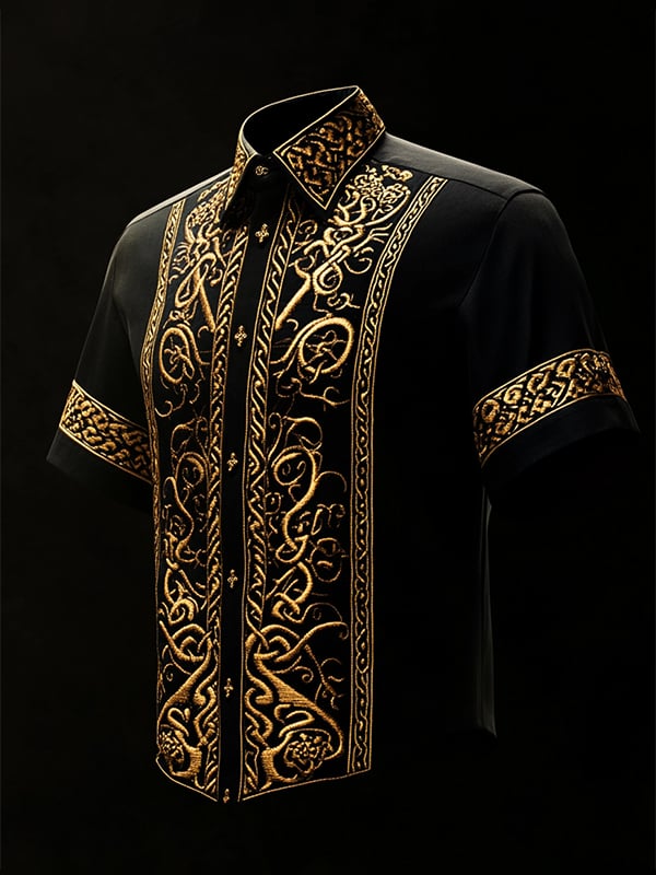 Men's Retro Gothic Dark Shirt