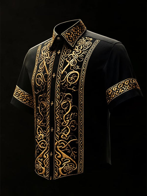 Men's Retro Gothic Dark Shirt