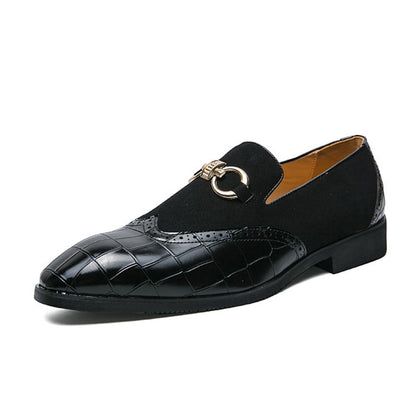 Men'S Fashionable British Style Patchwork Casual Shoes