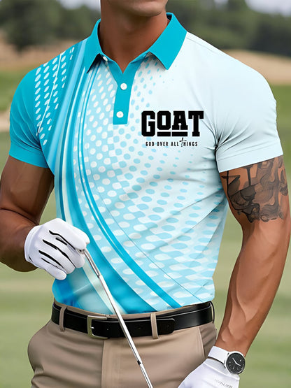Men's Casual Faith Contrast Color Polo