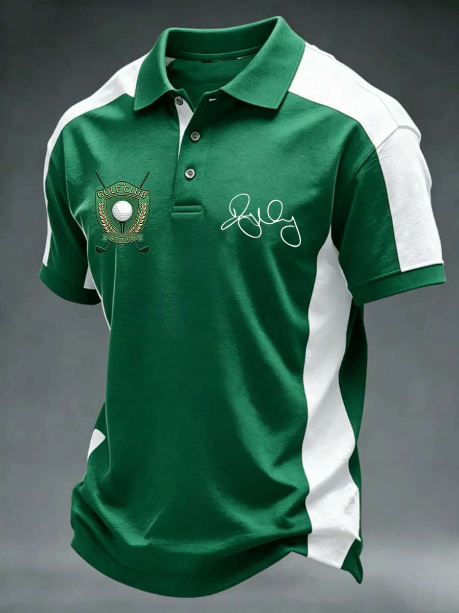 Men's Golf Champion Print Casual Polo