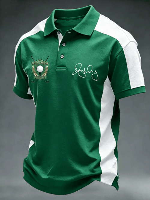 Men's Golf Champion Print Casual Polo