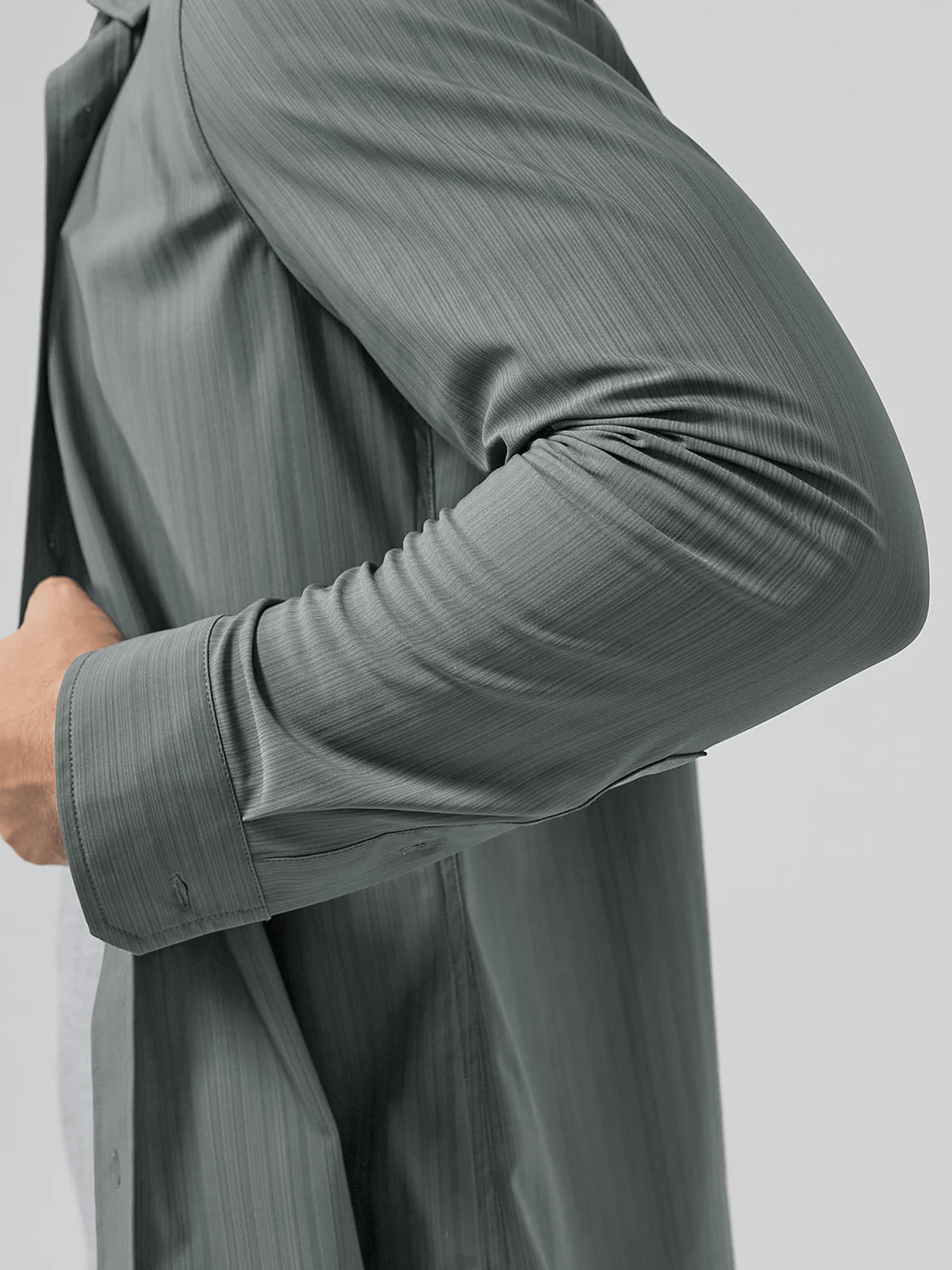 Men's Business Casual Long Sleeve Shirt