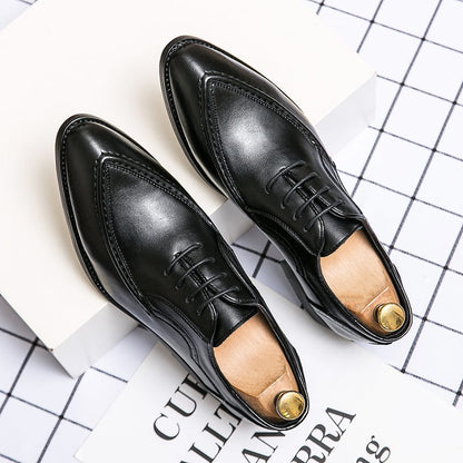 Men's Fashion Vintage Lace Up Leather Shoes