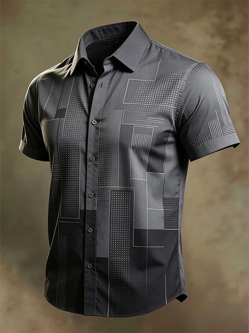Men'S Short-Sleeve Business Shirt