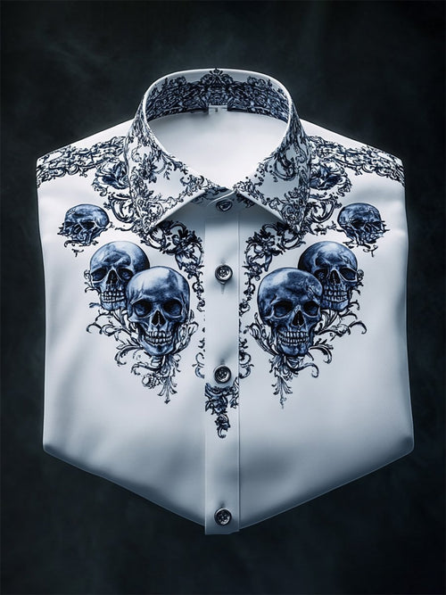 Men's Luxe Satin Long Sleeve Shirt