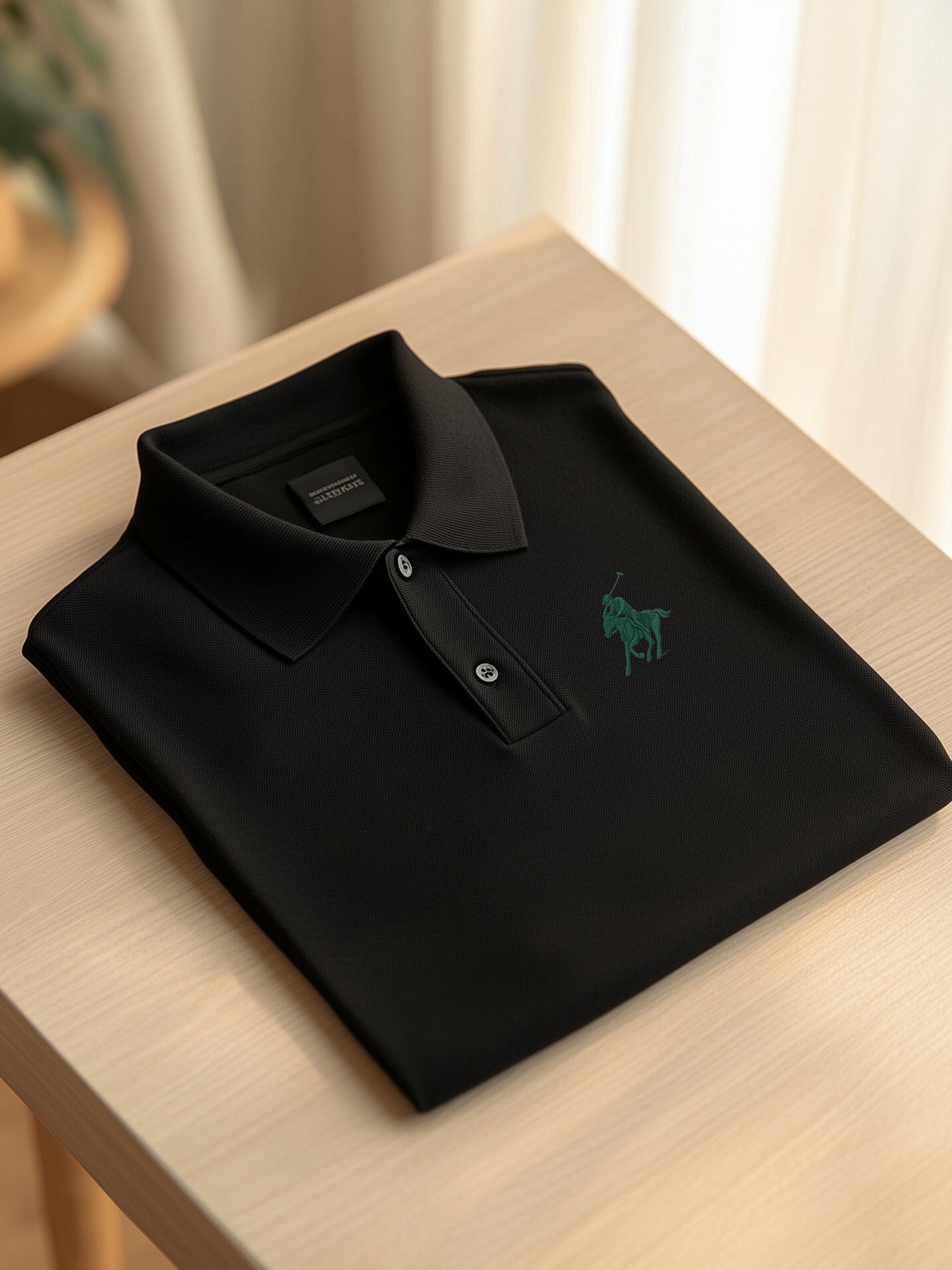 Men's Classic Business Old Money Button Short Sleeve Polo Shirt